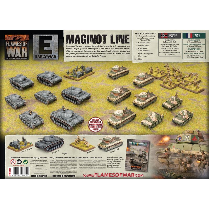 Maginot Line - German vs French Starter Set (Plastic)