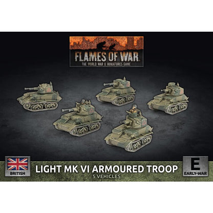 Vickers Light Mk VI Troop (x5, Plastic)