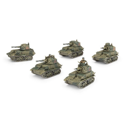 Vickers Light Mk VI Troop (x5, Plastic)