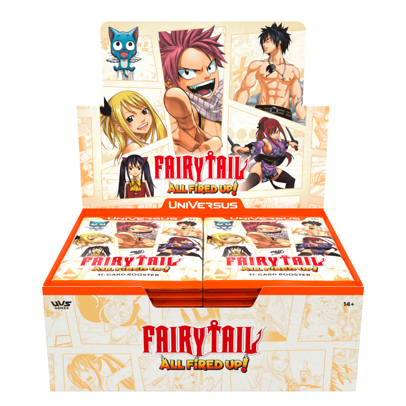 Preorder - Universus - FAIRY TAIL All Fired Up! Booster Display (24 Boosters) TCG - EN