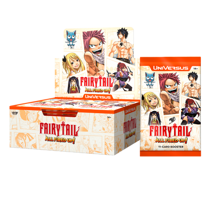 Preorder - Universus - FAIRY TAIL All Fired Up! Booster Display (24 Boosters) TCG - EN