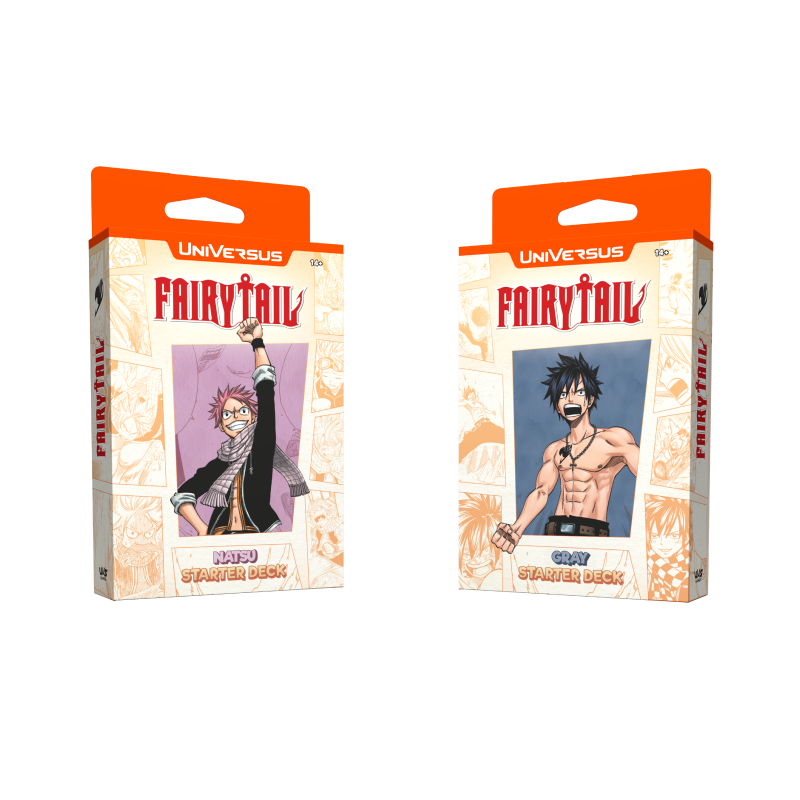 Preorder - Universus - FAIRY TAIL All Fired Up! Assorted Deck Display (8 Decks) TCG - EN