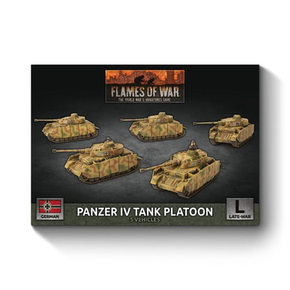 Panzer IV Tank Platoon (Plastic)