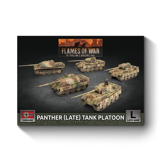 Panther (Late) Tank Platoon (5x Plastic)