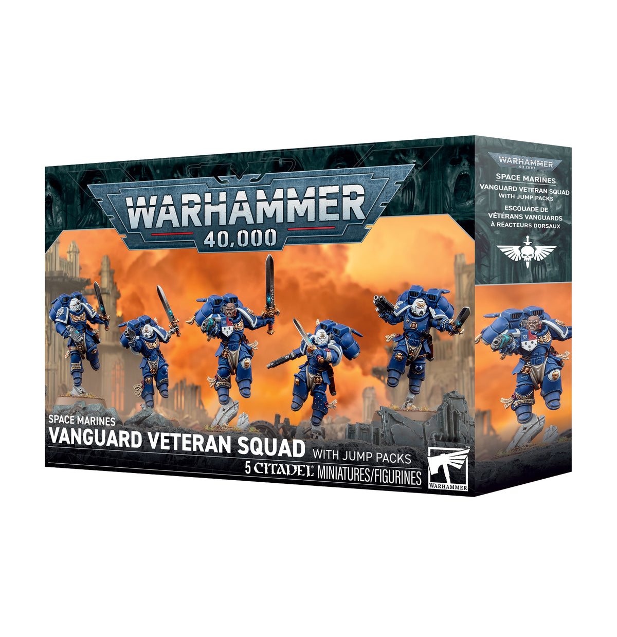 Preorder - S/M: EXPUGNATORGARDETRUPP / Space-Marines-Vanguard-Veterans-Squad-with-Jump-Packs