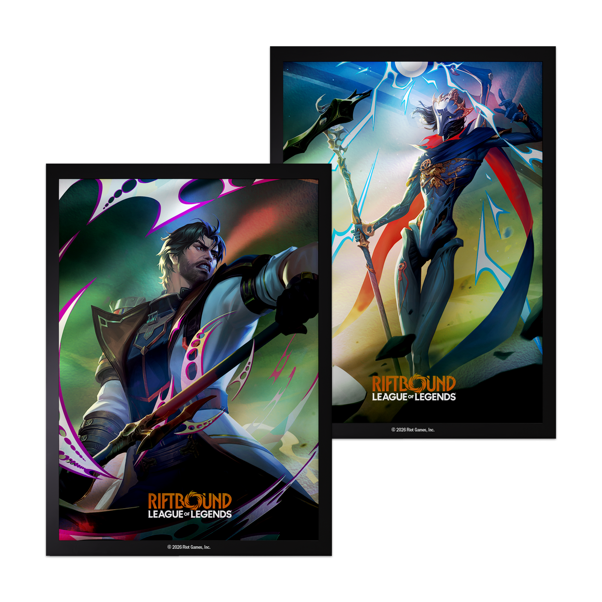 Riftbound: League of Legends TCG - Vendetta Art Sleeves: Jayce vs Viktor