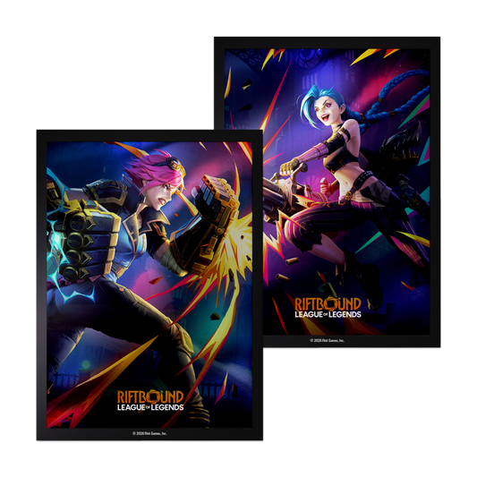 Riftbound: League of Legends TCG - Vendetta Art Sleeves: Vi vs Jinx