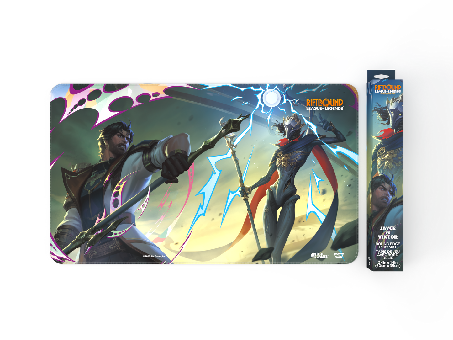 Preorder - Riftbound: League of Legends TCG - Vendetta Playmat: Jayce vs Viktor