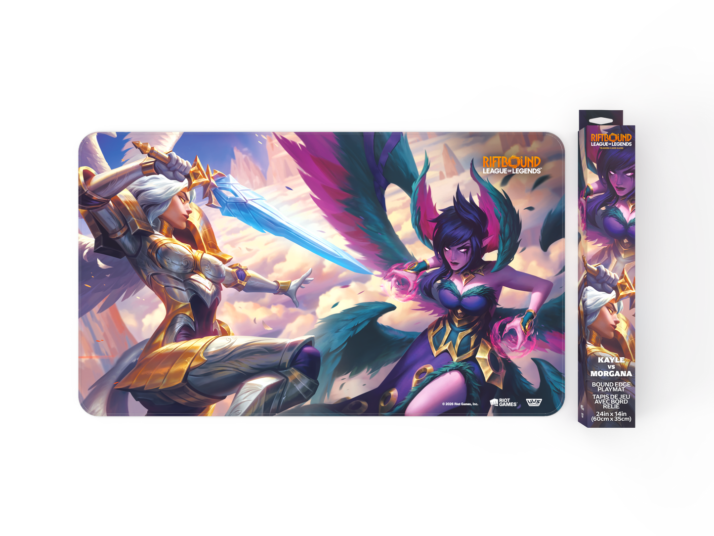 Preorder - Riftbound: League of Legends TCG - Vendetta Playmat: Kayle vs Morgana