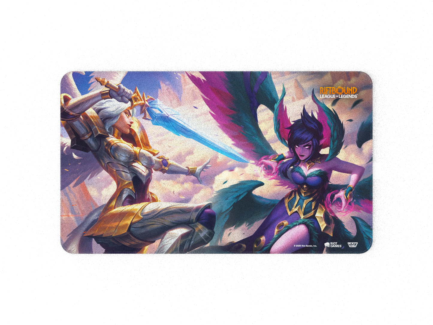 Preorder - Riftbound: League of Legends TCG - Vendetta Playmat: Kayle vs Morgana