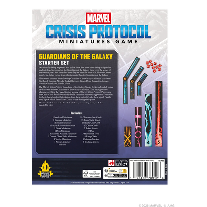 Preorder - Marvel: Crisis Protocol – Guardians of the Galaxy Starter Set (Online Only)