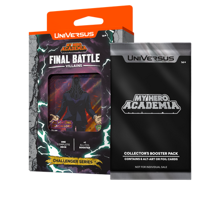 Preorder - Universus TCG - My Hero Academia: Final Battle Challenger Series - 1 Deck (Heroes oder Villains)