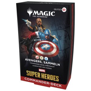 Magic TCG - Marvel Super Heroes Commander Deck Display  - DE Avengers