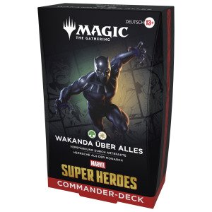Magic TCG  - Marvel Super Heroes Commander Deck Display  - DE Wakanda