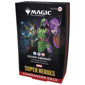 Magic TCG  - Marvel Super Heroes Commander Deck Display  - DE Doom Obsiegt