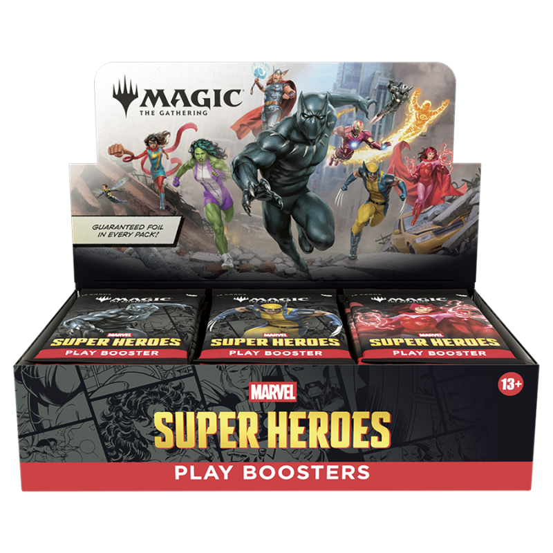 Magic TCG  - Marvel Super Heroes Play Booster Display (30 Boosters) - DE