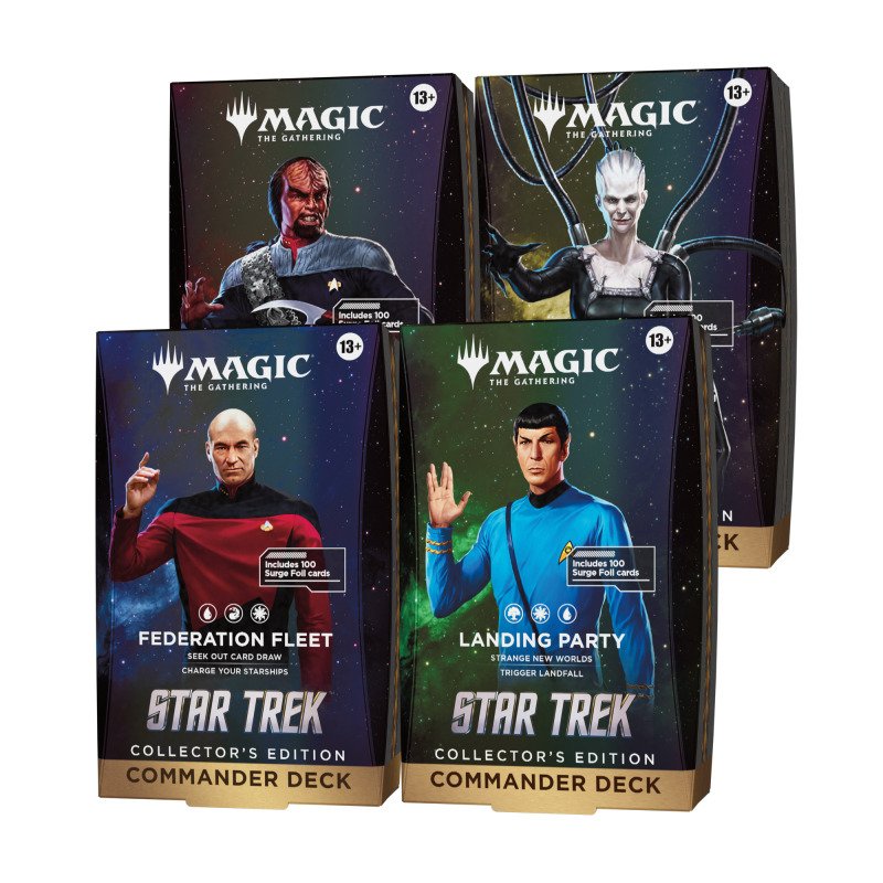 Preorder - Magic TCG Star Trek Collector Commander Deck Display (4 Decks) - EN