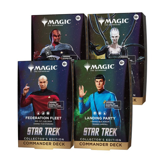 Preorder - Magic TCG Star Trek Collector Commander Deck Display (4 Decks) - EN