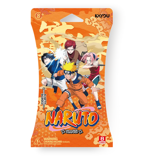 NARUTO-Smriti Collectible Cards-Earth Scroll-001A-Blister-Display TCG
