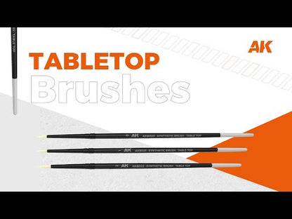 TABLETOP SYNTETHIC BRUSHES SET
