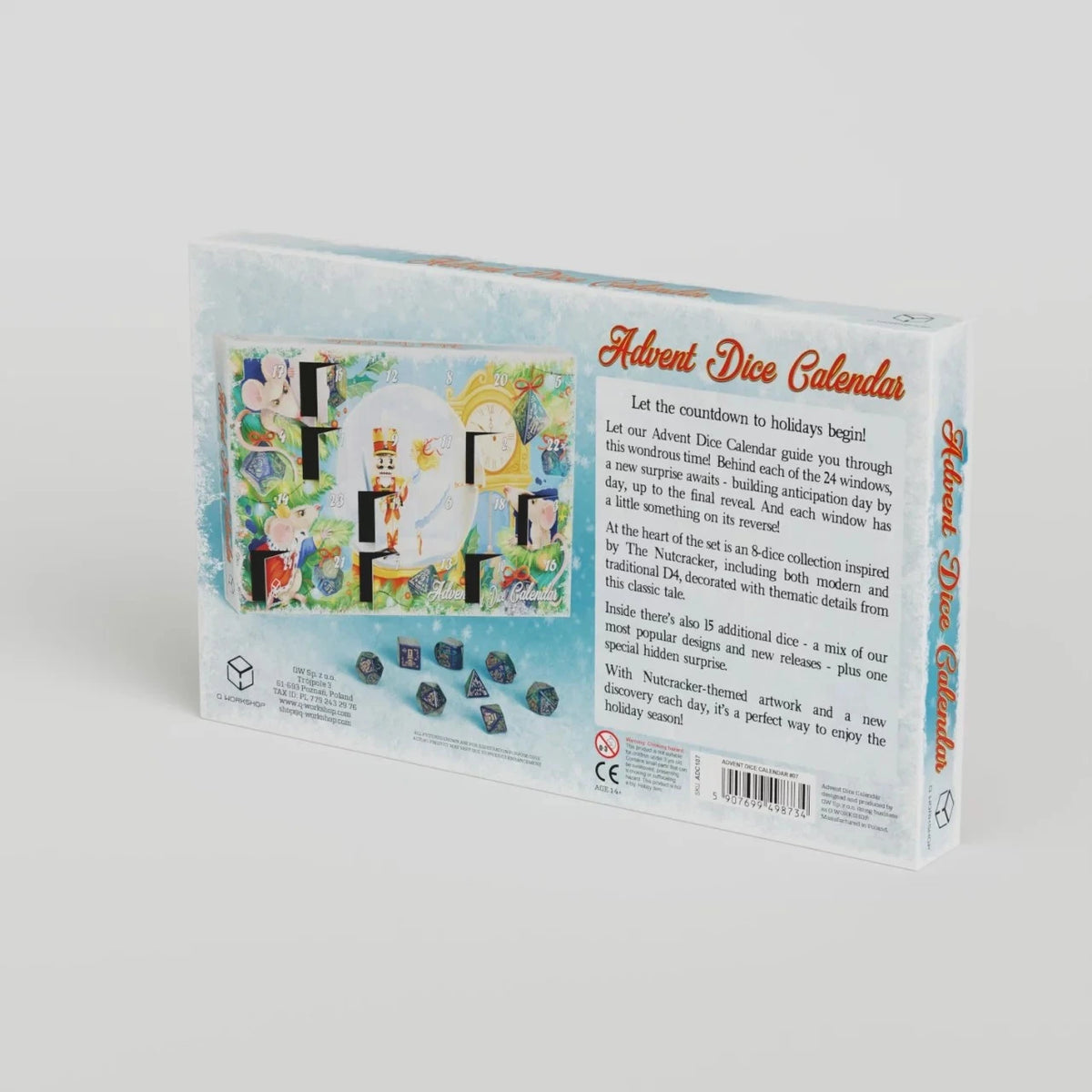 Preorder - Q Workshop - Advent Dice Calendar 2026
