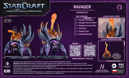 Preorder - Archon Studio - Starcraft TMG: Zerg Expansion Set: Ravager