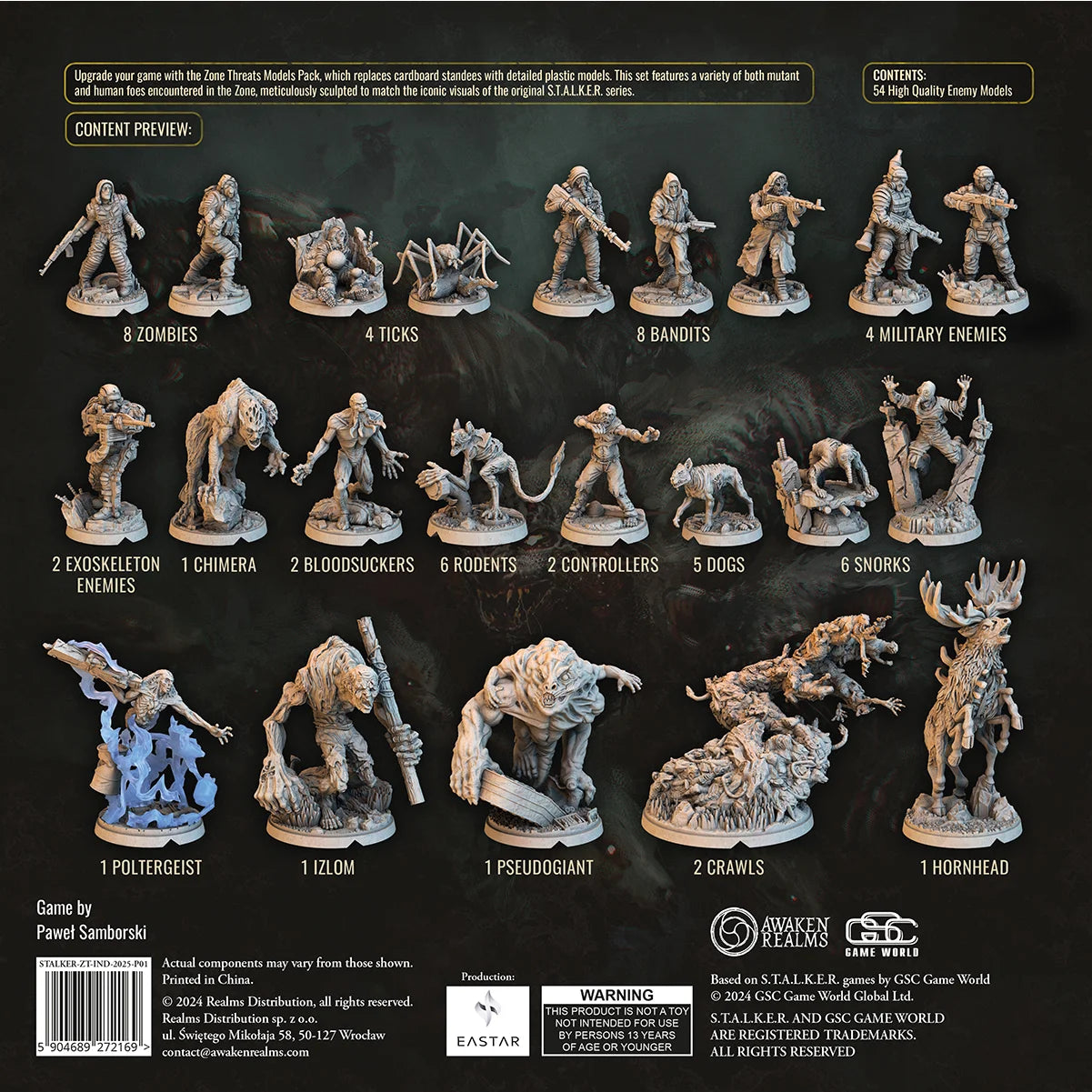 STALKER: The Board Game – Zone Threats Model Pack