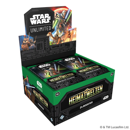 Preorder - Star Wars: Unlimited – Heimatwelten (Booster-Display)
