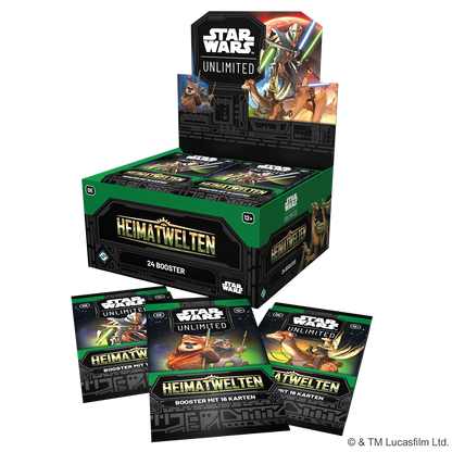 Preorder - Star Wars: Unlimited – Heimatwelten (Booster-Display)