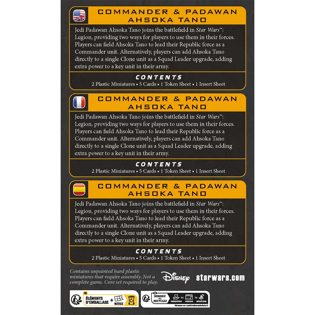 Star Wars: Legion – Commander & Padawan Ahoska Tano