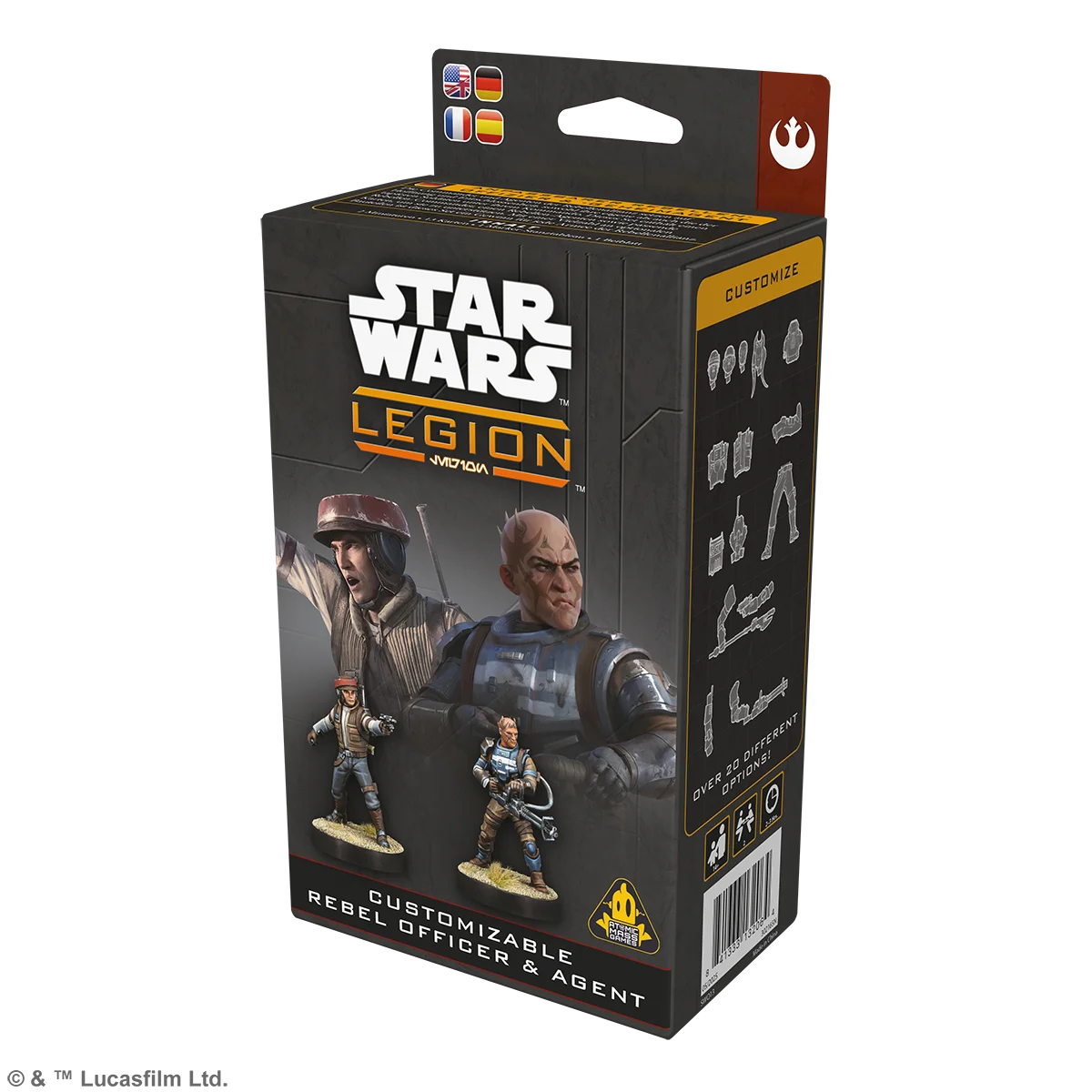 Star Wars: Legion – Customizable Rebel Officer & Agent