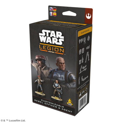 Star Wars: Legion – Customizable Rebel Officer & Agent