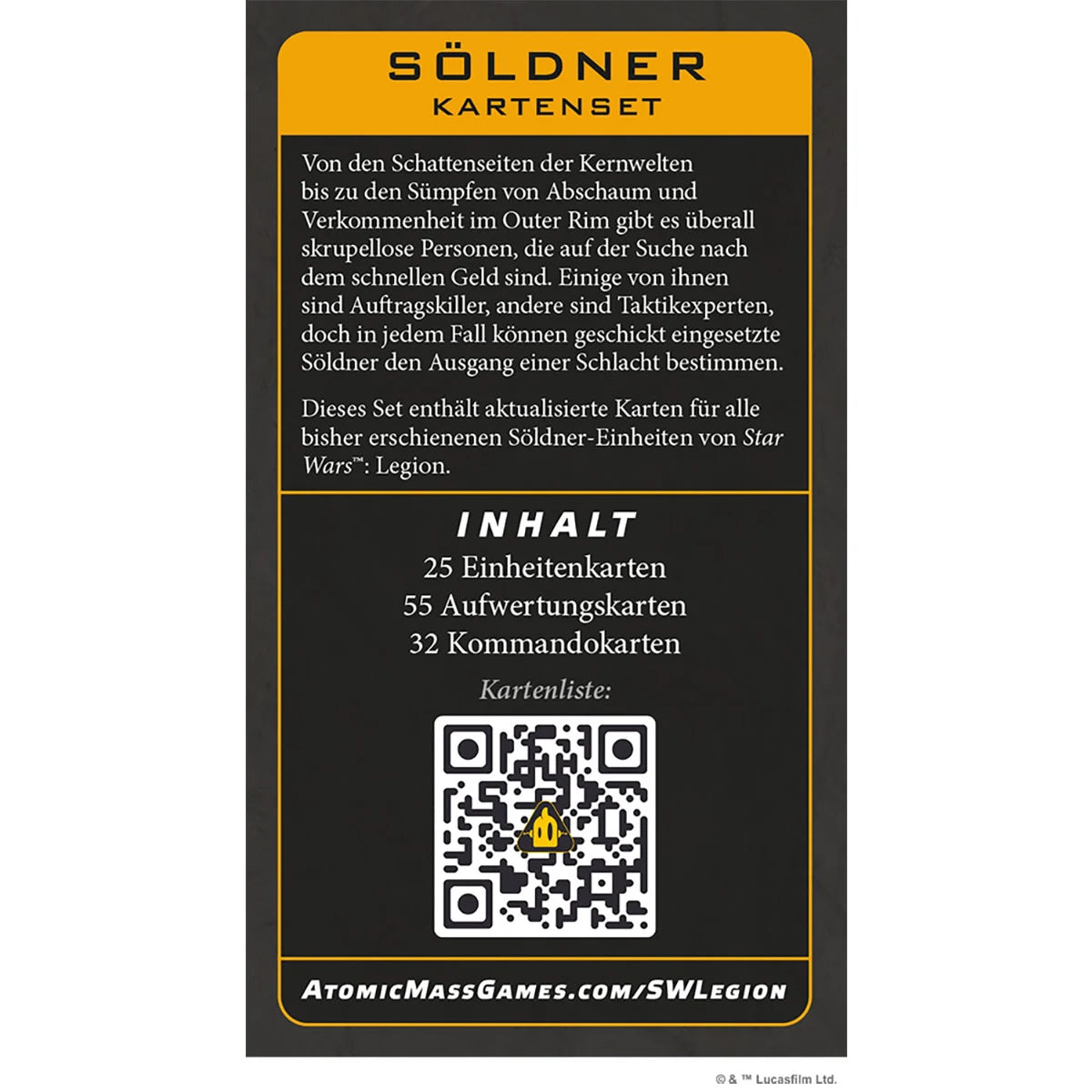 Star Wars: Legion – Söldner Kartenset