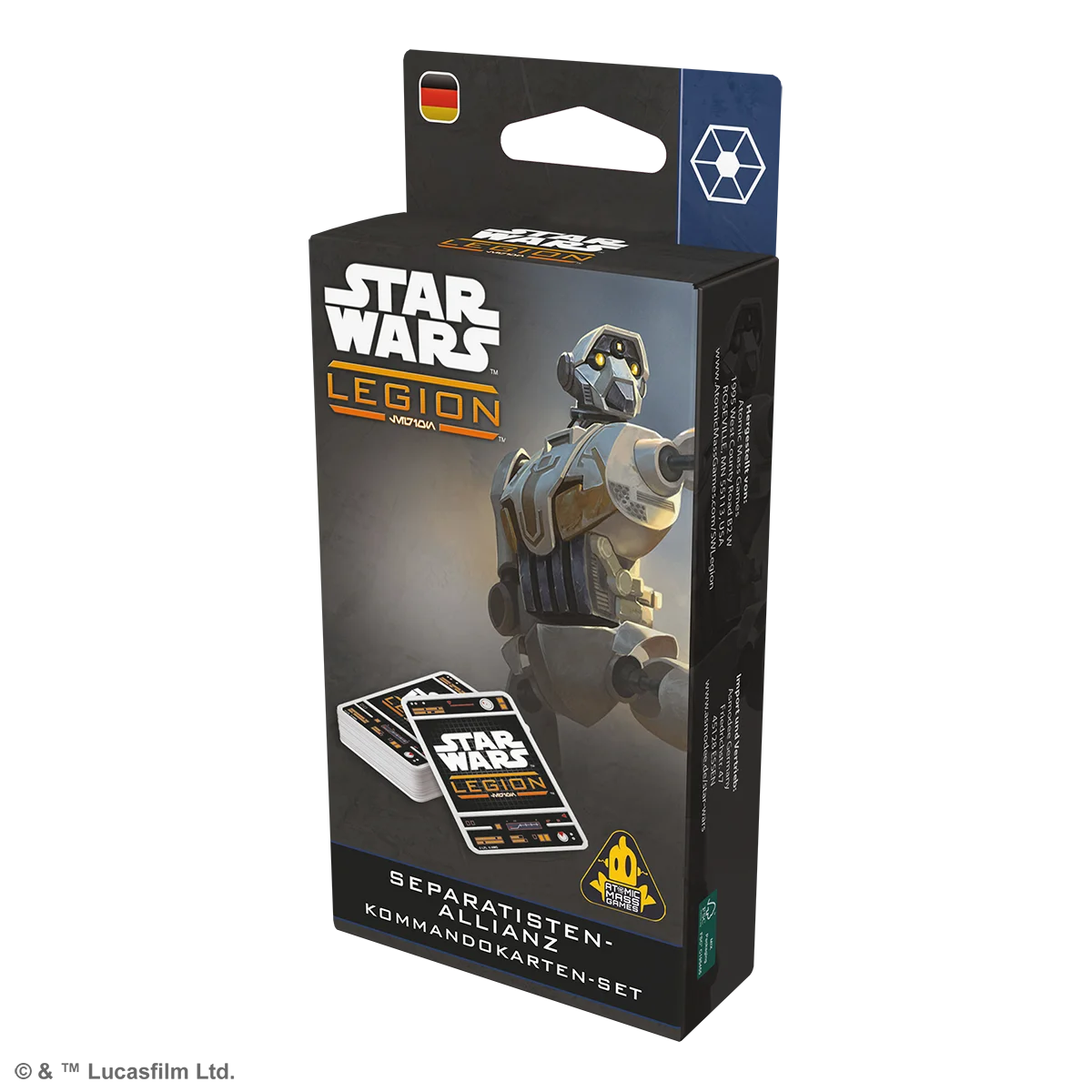 Star Wars: Legion – Separatisten-Allianz Kommandokarten-Set