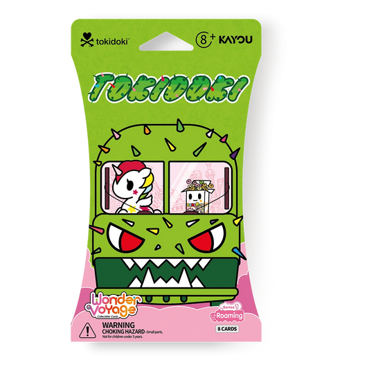 tokidoki TCG-Wonder Voyage Collectible Cards-Roaming Edition-001A-Blister-Display