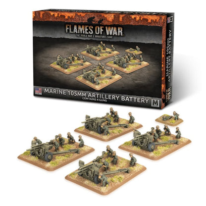 Marine 105mm Artillery Battery (x4)