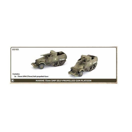 Marine 75mm SPM Self-propelled Gun Platoon (x2)