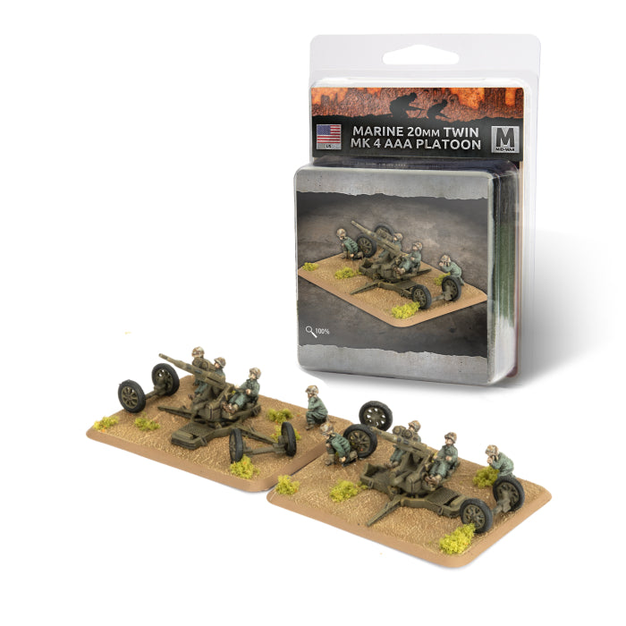 20mm Twin Mk 4 Anti-aircraft Gun (x2)