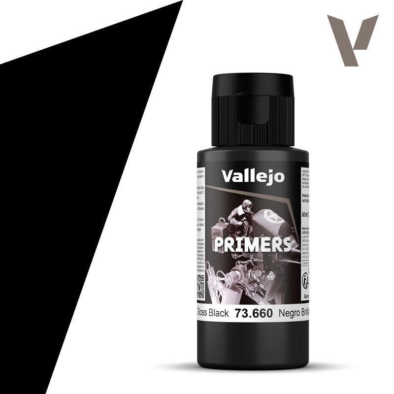 Vallejo Surface Primer Gloss Black 60ml