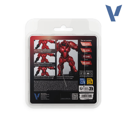 TMM PAINT SET Ruby Red von Vallejo