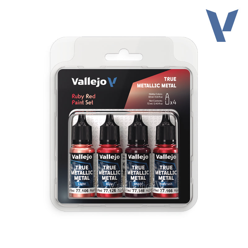 TMM PAINT SET Ruby Red von Vallejo