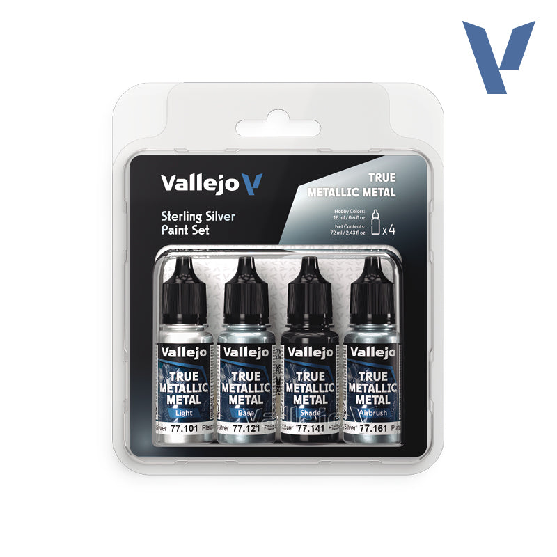 TMM PAINT SET Sterling Silver von Vallejo