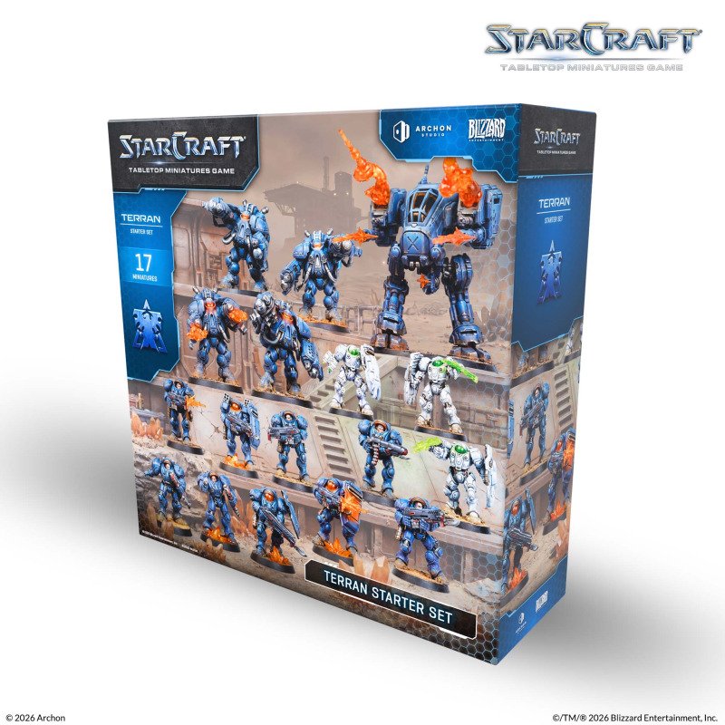 Preorder - Archon Studio - Starcraft TMG: Terran Starter Set