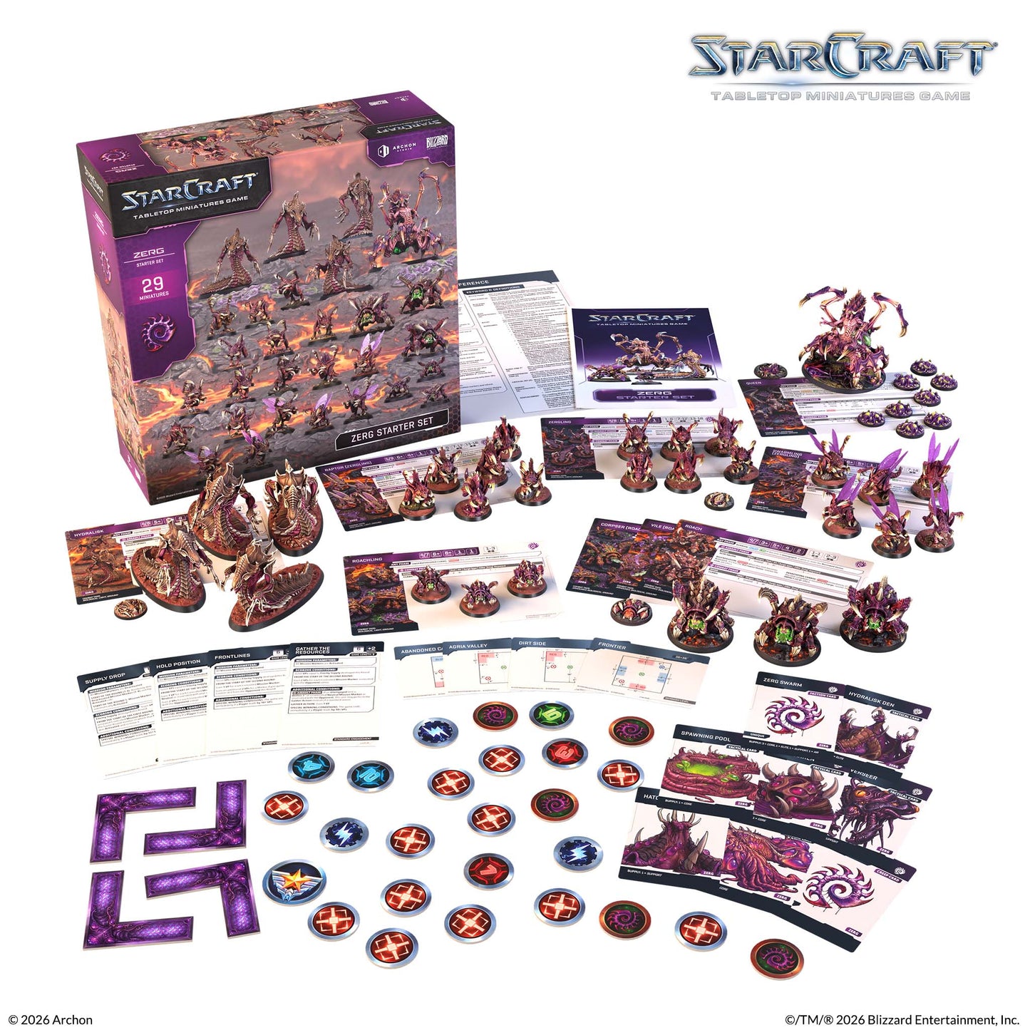 Preorder - Archon Studio - Starcraft TMG: Zerg Starter Set