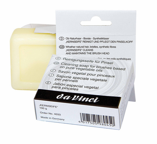 DA VINCI REINIGUNGSSEIFE FÜR PINSEL, 100 G
