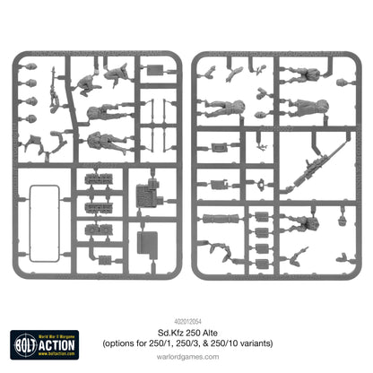 Sd.Kfz 250 (Alte) Half-Track (Options To Make 250/1, 250/3 Or 250/10 Variants)