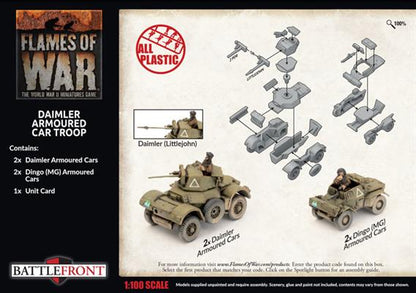 Daimler Armoured Car Troop (Plastic)