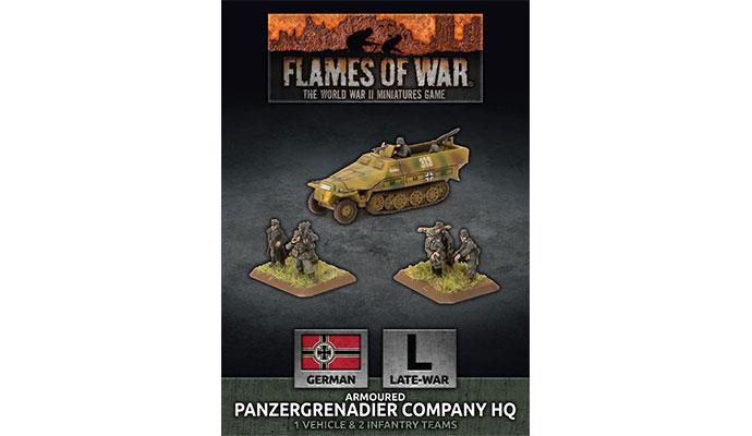 Armoured Panzergrenadier Company HQ (Plastic)