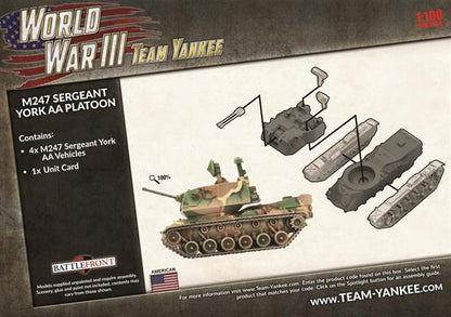 M247 Sergeant York AA Platoon (WWIII x4 Tanks)