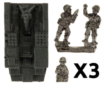M4 81mm Armored Mortar Platoon (Late War x3 Tanks Plastic)